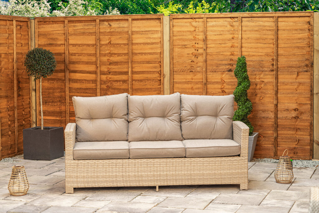 Sapcote Modular Lounge Dining Set in Dark Grey Rattan