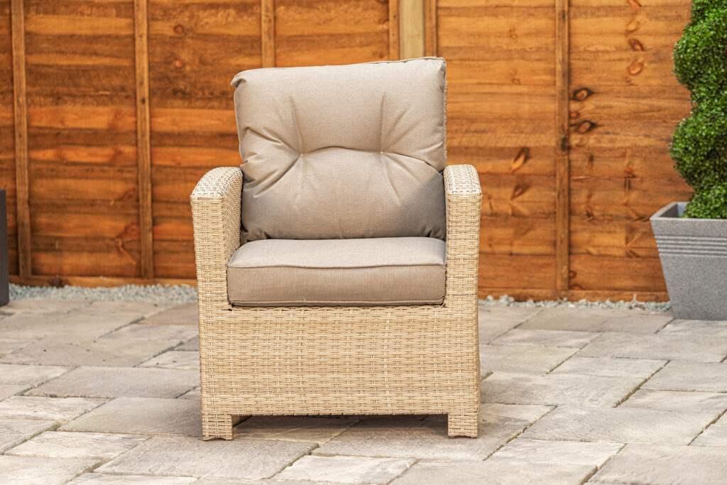 Sapcote Modular Lounge Dining Set in Natural Rattan