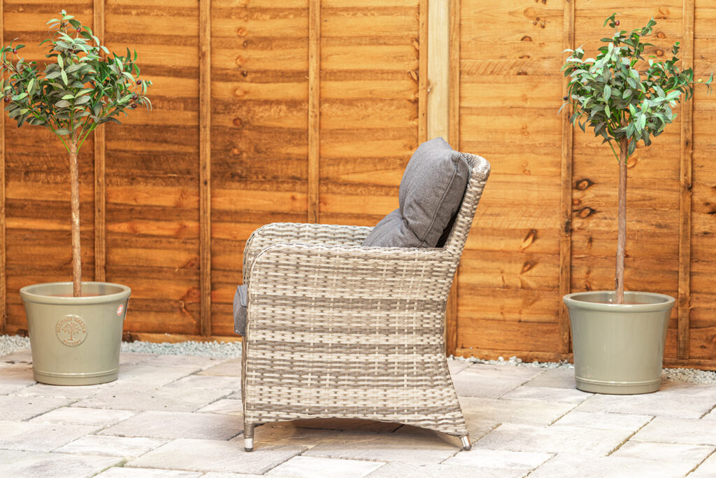 Sapcote Sofa Lounge Set Dark Grey Rattan